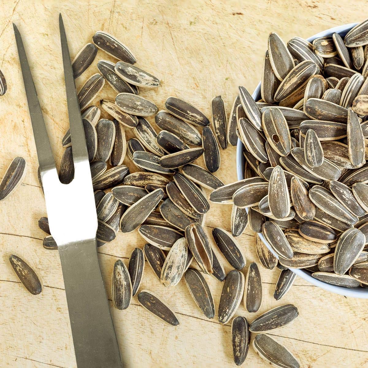 Spitz Sunflower Seeds Salted label detail shows careful sourcing.