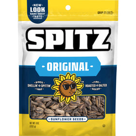 Spitz Sunflower Seeds Salted pack front, a flavorful grab-and-go snack.