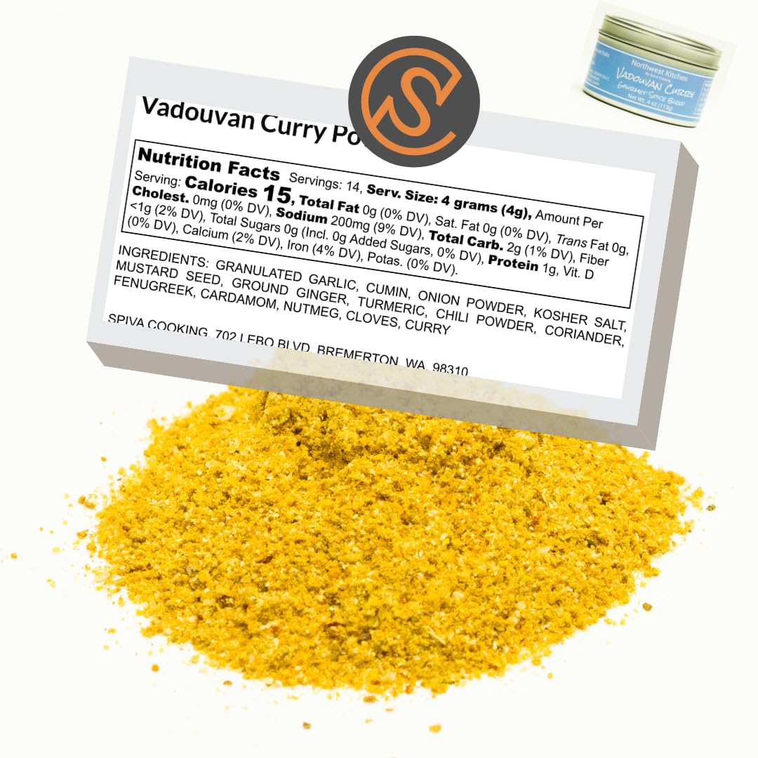 Spiva Cooking Vadouvan Curry ready-dish plated with rice