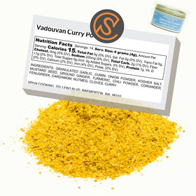 Spiva Cooking Vadouvan Curry ready-dish plated with rice