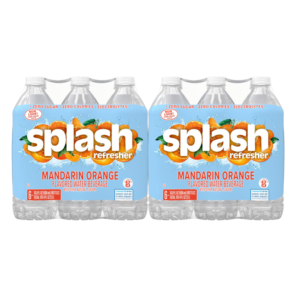 SPLASH REFRESHER citrus-orange pour ready for travel and activity