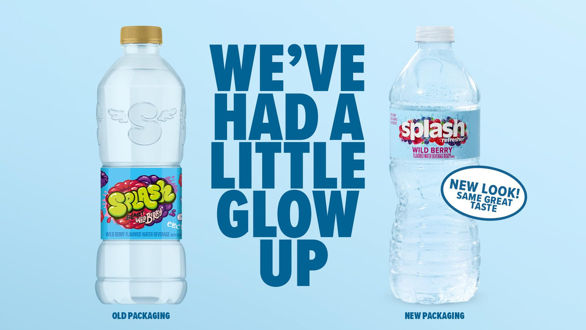 SPLASH REFRESHER electrolyte-enhanced bottle for balanced hydration