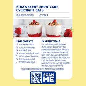 SPLENDA sugar-free alternative packets on the kitchen counter.