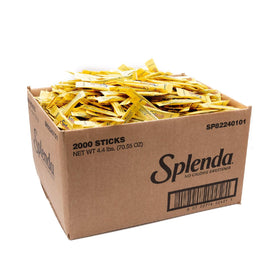 SPLENDA Cafe Stick packaging front, zero-calorie sweetness for coffee.