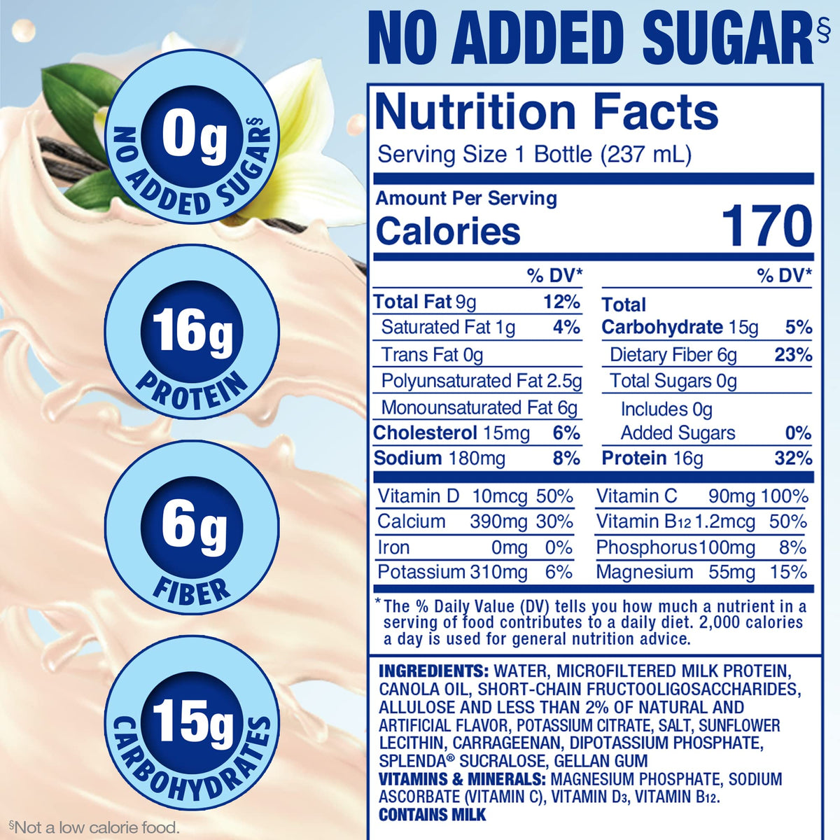 SPLENDA Diabetes Care Shakes 24-pack ideal for weekly meal prep