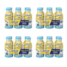 SPLENDA Diabetes Care Shakes French Vanilla bottle highlights protein-rich nutrition