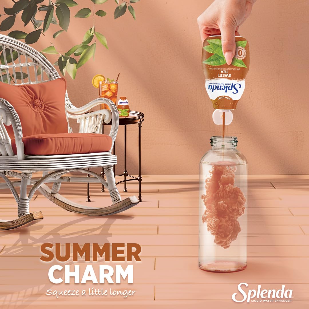 Sugar free zero calorie SPLENDA water enhancer for beverages