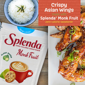 Natural monk fruit and erythritol ingredients in Splenda Monk Fruit.