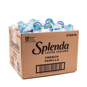 SPLENDA single-serve coffee creamer cups provide sugar-free creaminess for daily coffee.