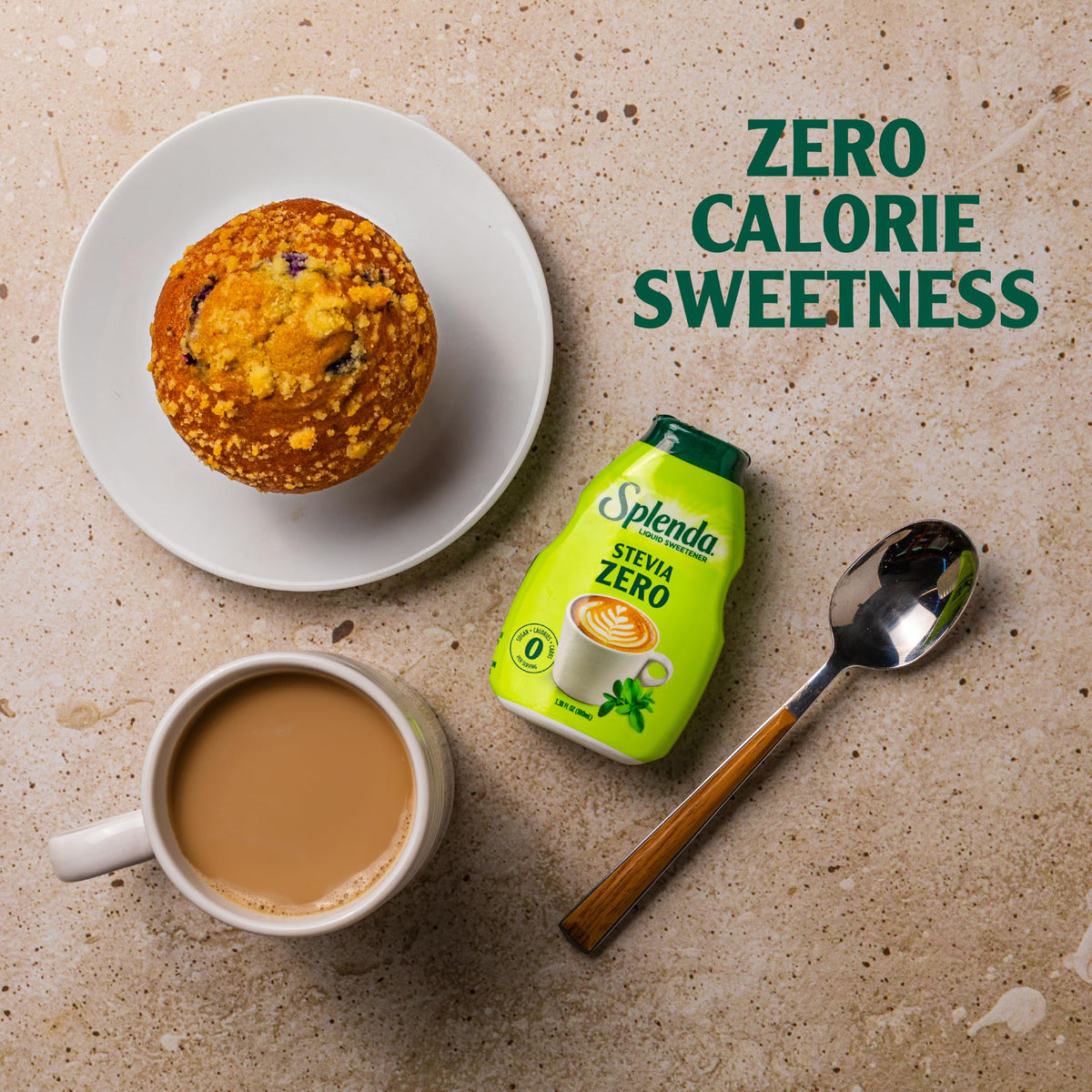 SPLENDA Stevia Liquid Drops pack of 2 ready for travel and on-the-go sweetening
