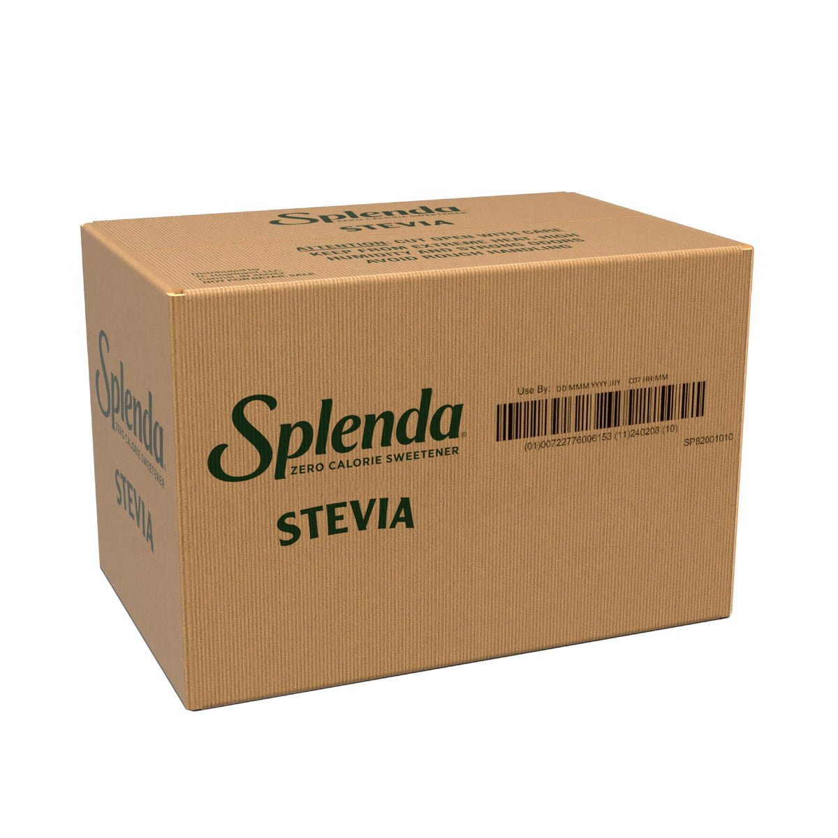 SPLENDA Stevia single-serve packets for convenient on-the-go sweetness.