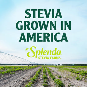 SPLENDA Stevia packets and powder for beverages and baking.