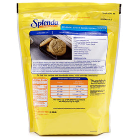 Splenda Sugar Blend measuring cup shows the 2:1 sugar replacement ratio for baking.