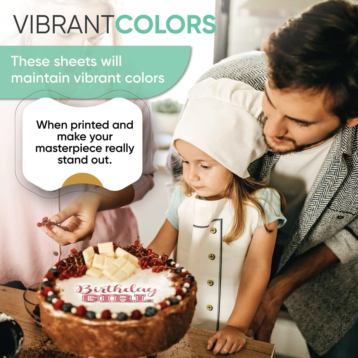 Splendid Sensations allergen-free and kosher edible sheets for inclusive desserts.