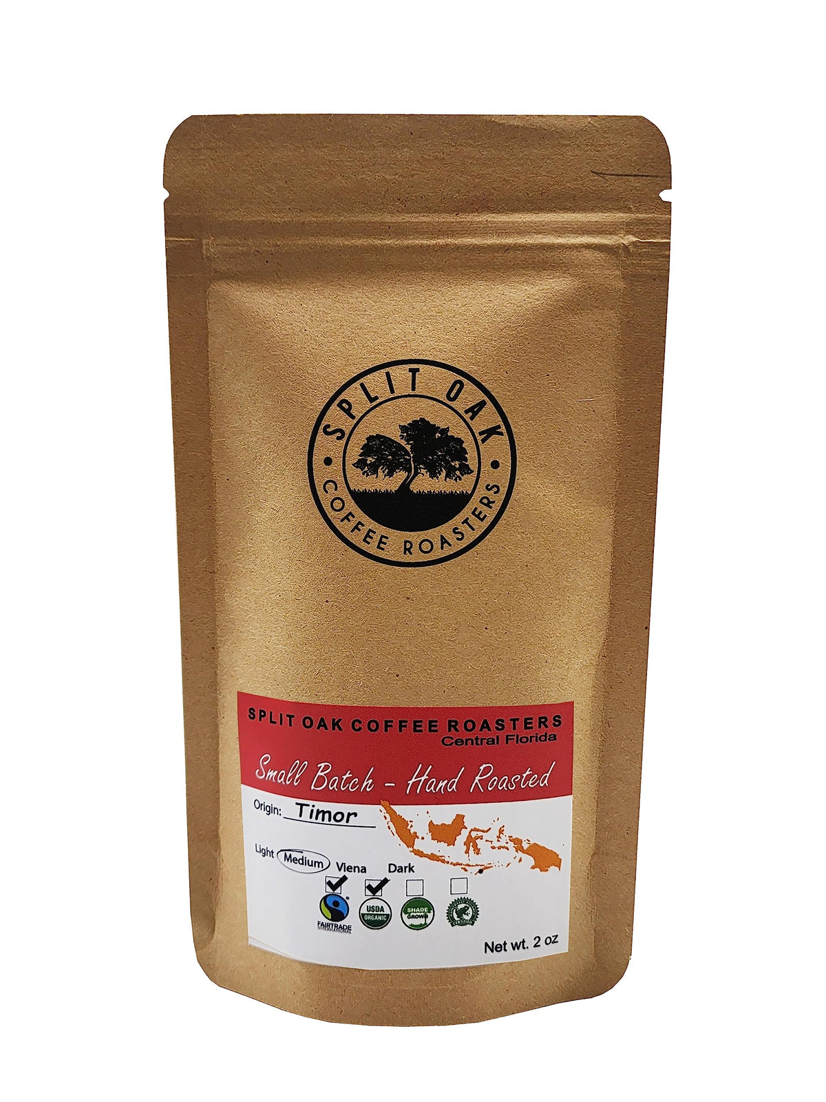 Split Oak Coffee Roasters Gift Box unboxing reveals a ready-to-gift experience.