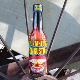 Spontaneous Combustion ingredient-list emphasizes habanero and capsicum notes.