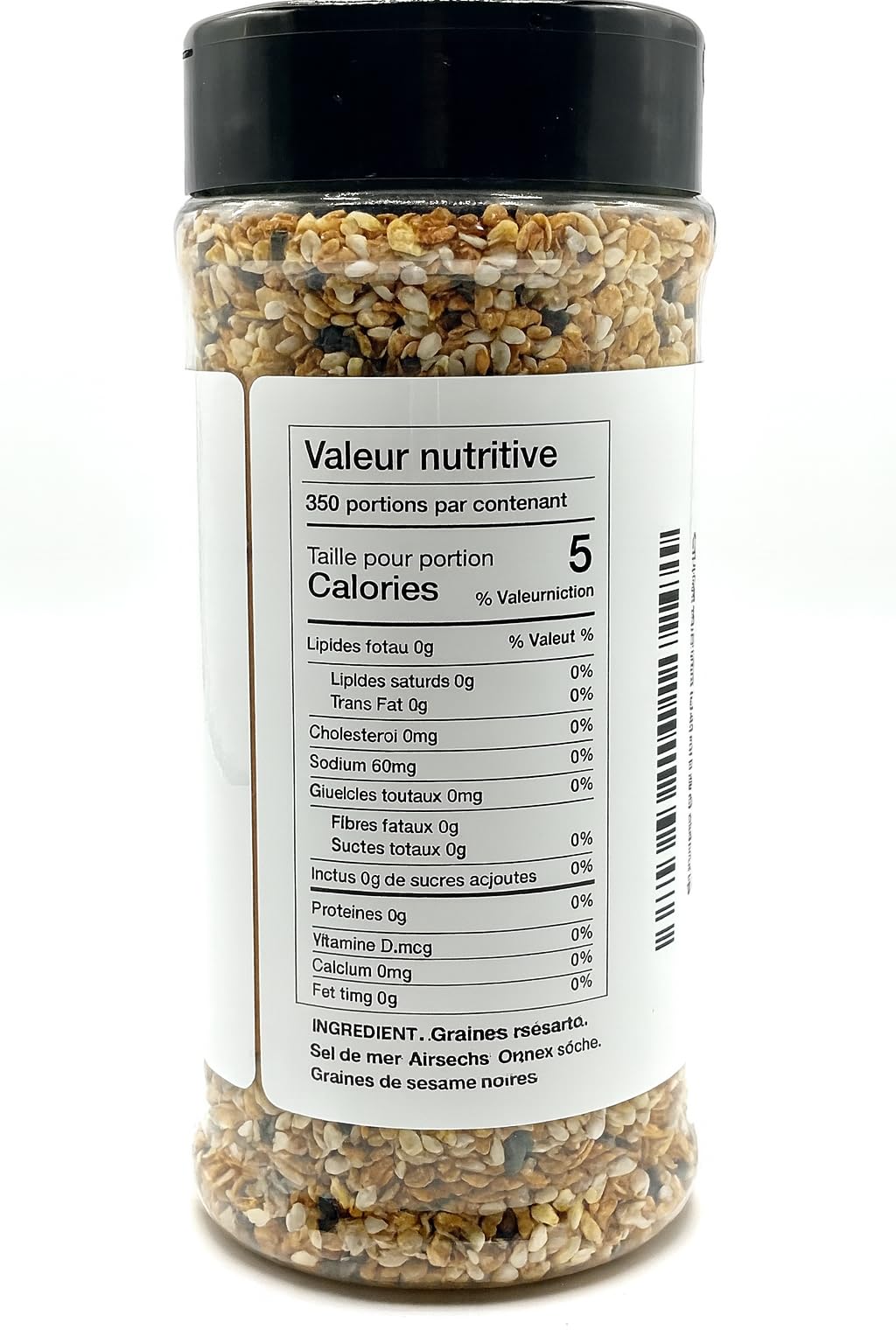 SPQR Everything Bagel 10oz bottle ready for pantry storage