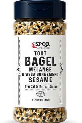 SPQR Everything Bagel uses ideas on eggs, toast, and veggies