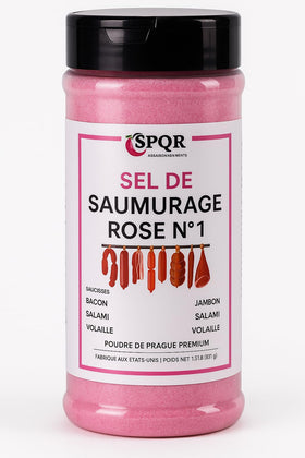 SPQR Seasonings 6.25% nitrite content badge on label