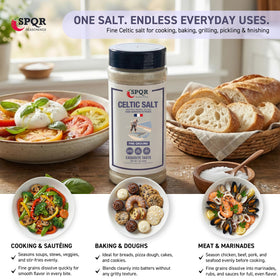 SPQR Celtic Salt kitchen-dish scene shows nuanced flavor in meals.