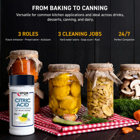 SPQR Citric Acid in baking and cooking applications