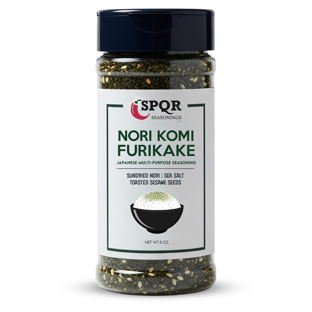 SPQR Nori Komi Furikake rice-bowl topping for easy flavor boost.