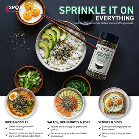 SPQR Nori Komi Furikake adds seaweed aroma to soups and stews.