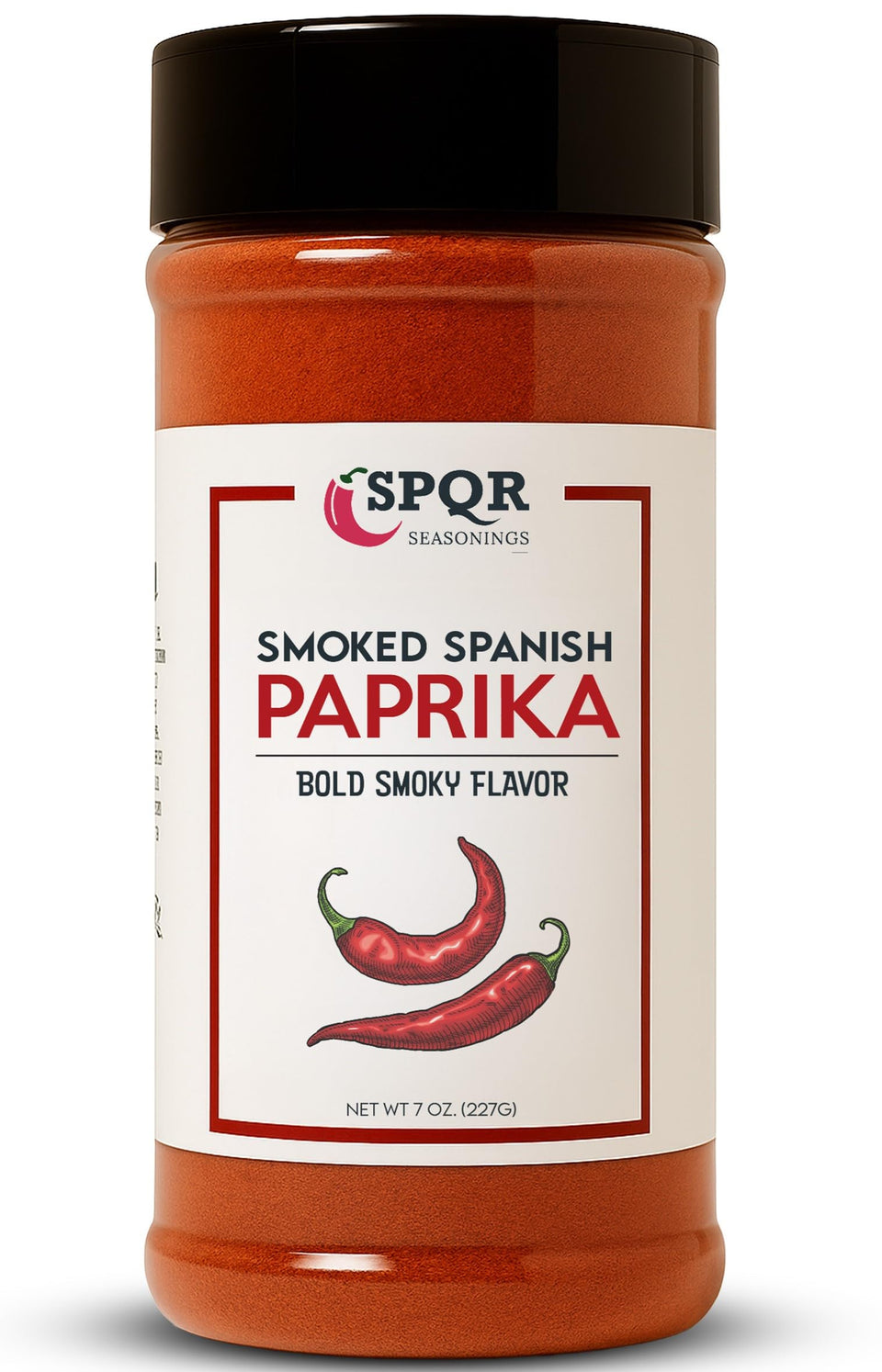 SPQR Seasonings Smoked Paprika XL 7oz bottle front view for paella and grilling