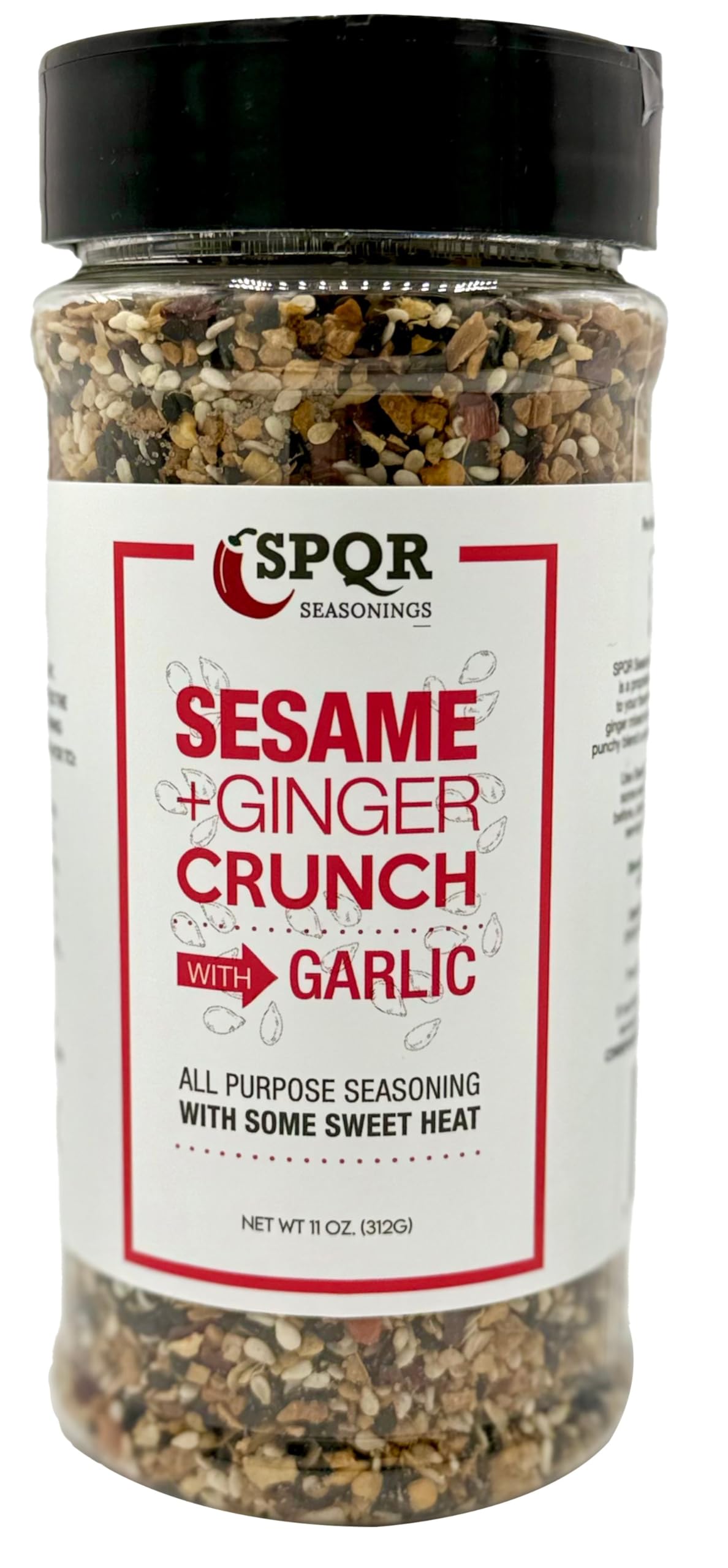 SPQR Sesame Ginger Crunch XL rice bowl finishing touch for depth