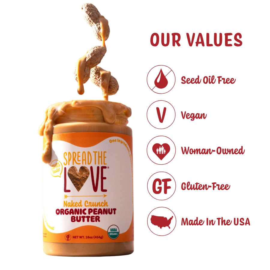 Spread The Love NAKED CRUNCH close-up creamy texture ideal for smoothies.