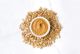 Spread The Love NAKED CRUNCH no-salt no-sugar, palm-oil-free spread on toast.