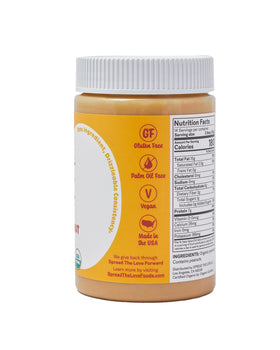 Spoonful of Spread The Love NAKED peanut butter showing natural richness