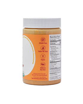 Spread The Love NAKED CRUNCH organic label signals clean, natural ingredients.