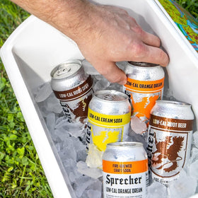 Fire-brewed kettles emphasize depth in Sprecher root beer's rich, caramelized character.