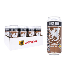 Sprecher Root Beer can pour for a refreshing, caffeine-free moment.