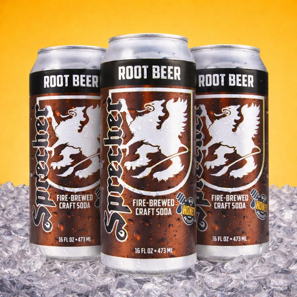 Sprecher Root Beer foam closeup highlighting creamy texture and aroma.