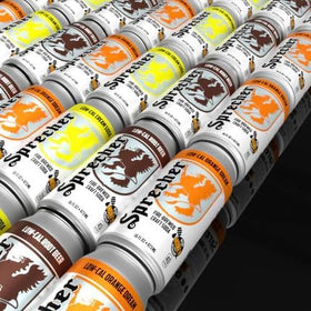 Twelve-pack can display ready for fridge stash, parties, and sharing.