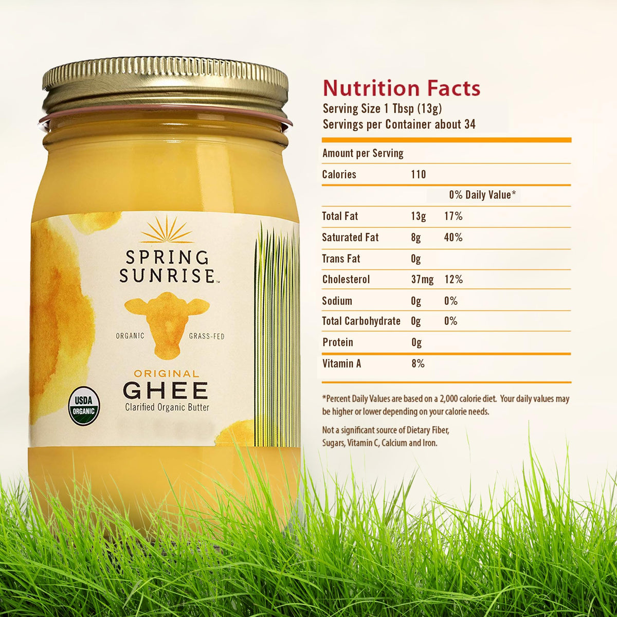 Spring Sunrise ghee in a skillet ready for sautéing