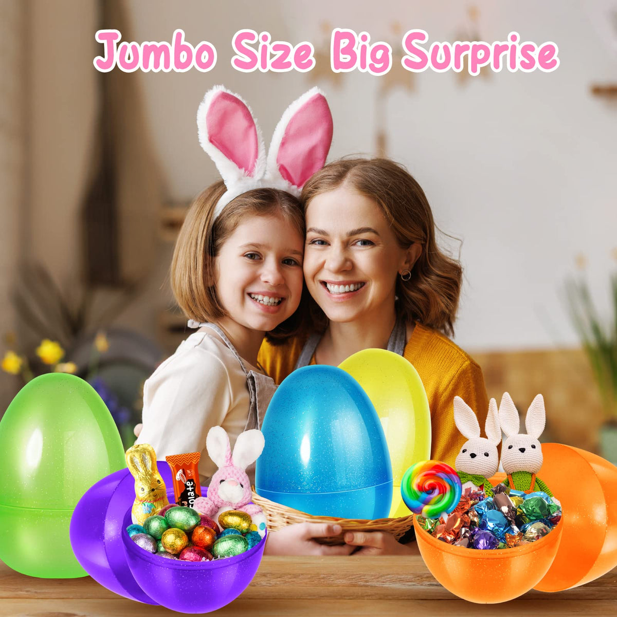 SpringFlower empty eggs designed for Easter hunts and treats