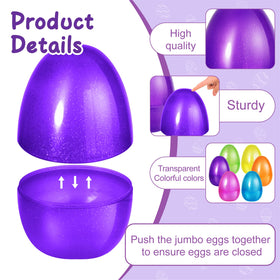SpringFlower fillable eggs viewed from inside for easy filling