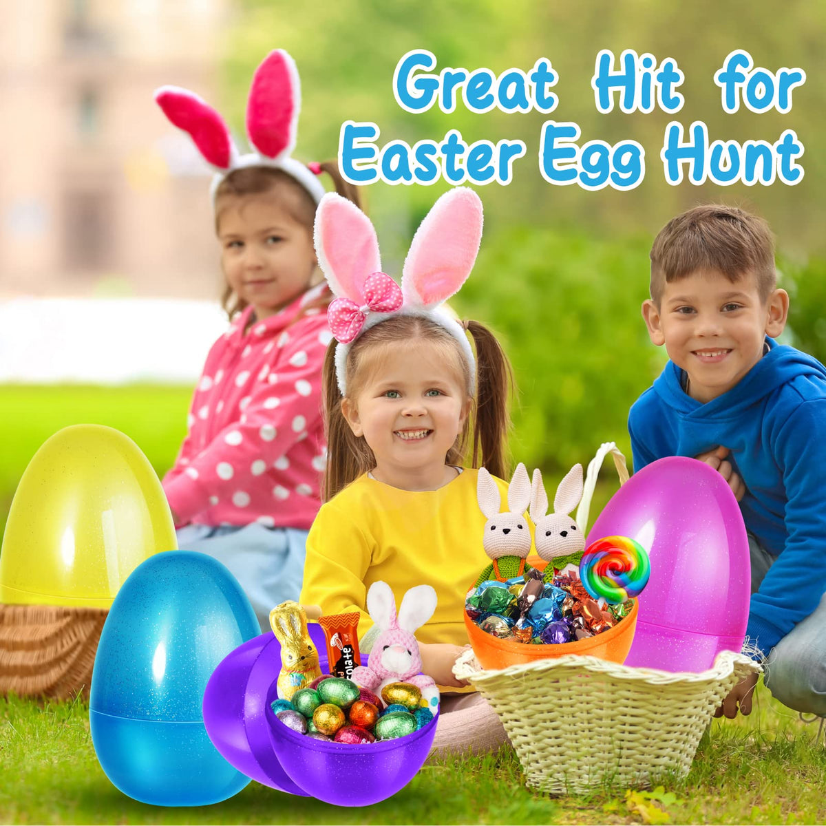 SpringFlower giant 10-inch eggs offer extra space for surprises