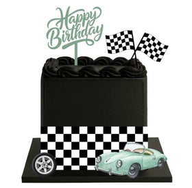 Sprinkle Deco wedding and birthday cake wrap adds festive flair.