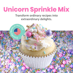 Sprinkle Pop 35-color palette elevates any cake without overpowering flavor.