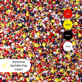 Sprinkle Pop Mickey Confetti Sprinkles bring vibrant color and texture to treats