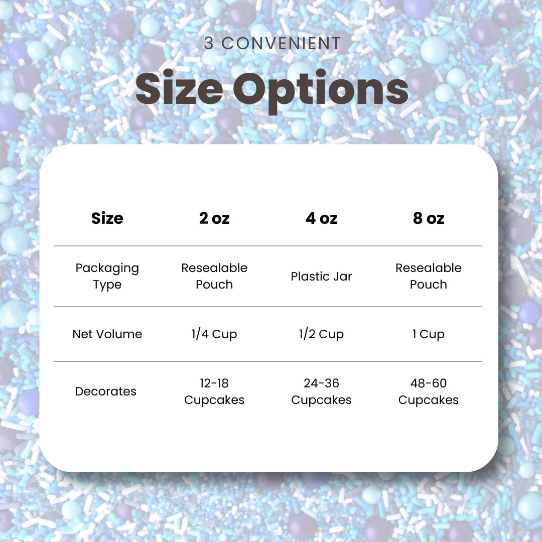 Sprinkle Pop navy blue sprinkles ombre brighten desserts with playful shimmer.
