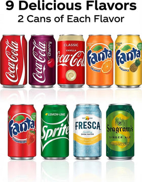 Sprite can refresh in the variety pack for bright, citrusy sips.