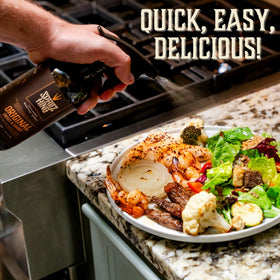 Spritz King air fryer use seals moisture for crisp results.