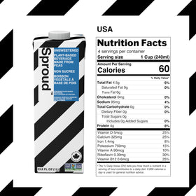 SPROUD allergen-friendly milk: dairy-free, nut-free, soy-free, gluten-free