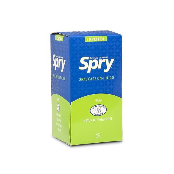 Spry Cinnamon Xylitol Gum pack with bold cinnamon flavor