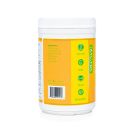 Spry Xylitol Lemon Burst Mints label close-up highlighting natural ingredients.